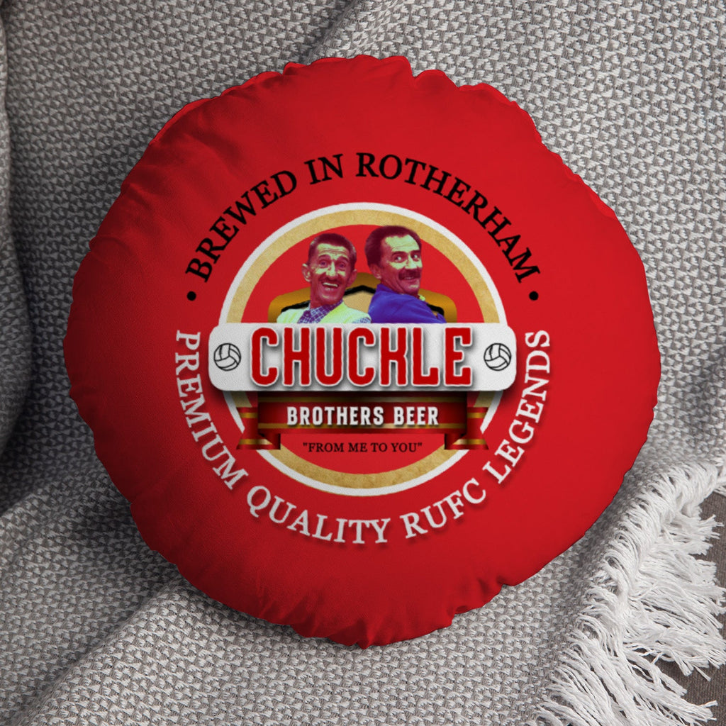 Rotherham Chuckle - Football Legends - Circle Cushion 14"