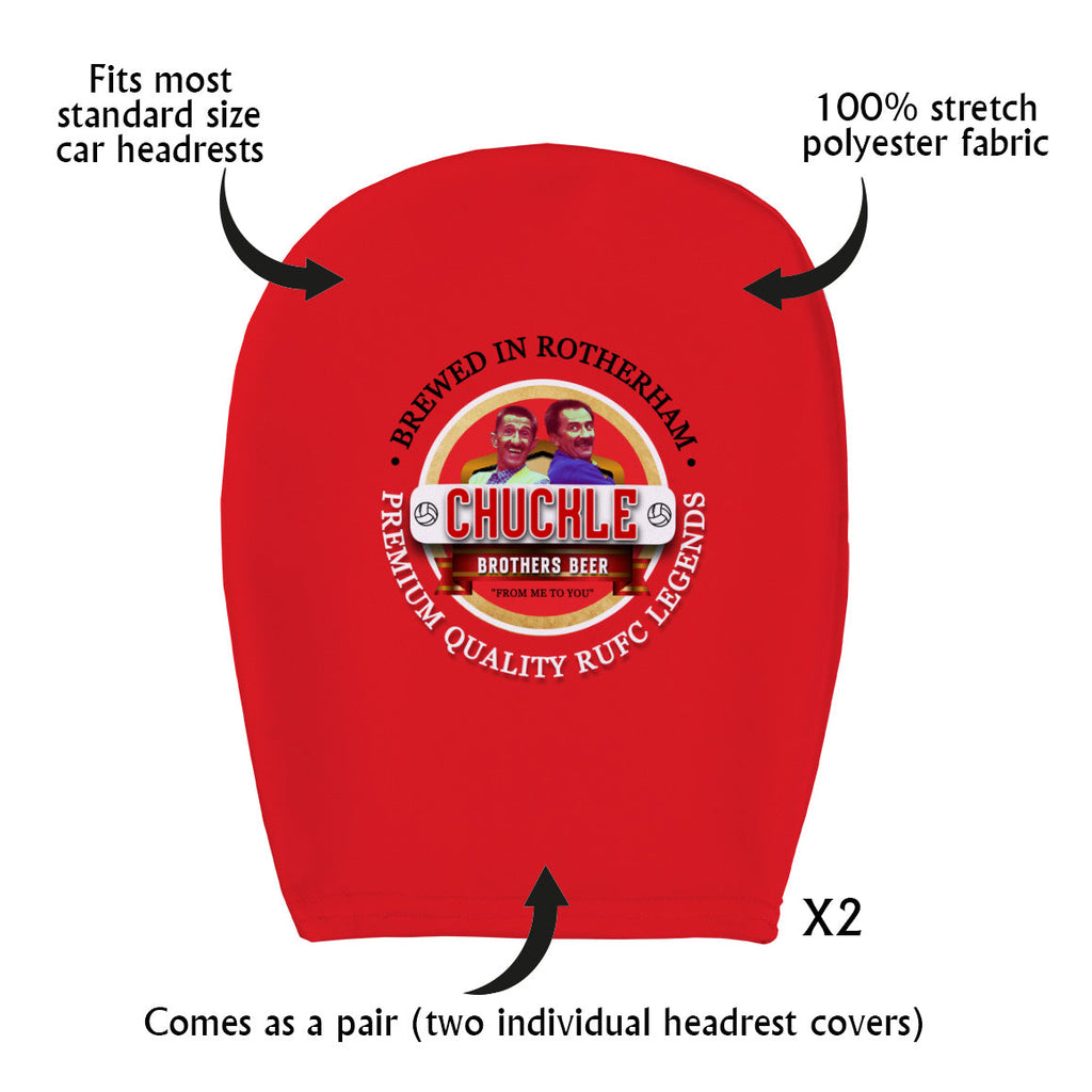 Rotherham Chuckle - Football Legends - Headrest Cover