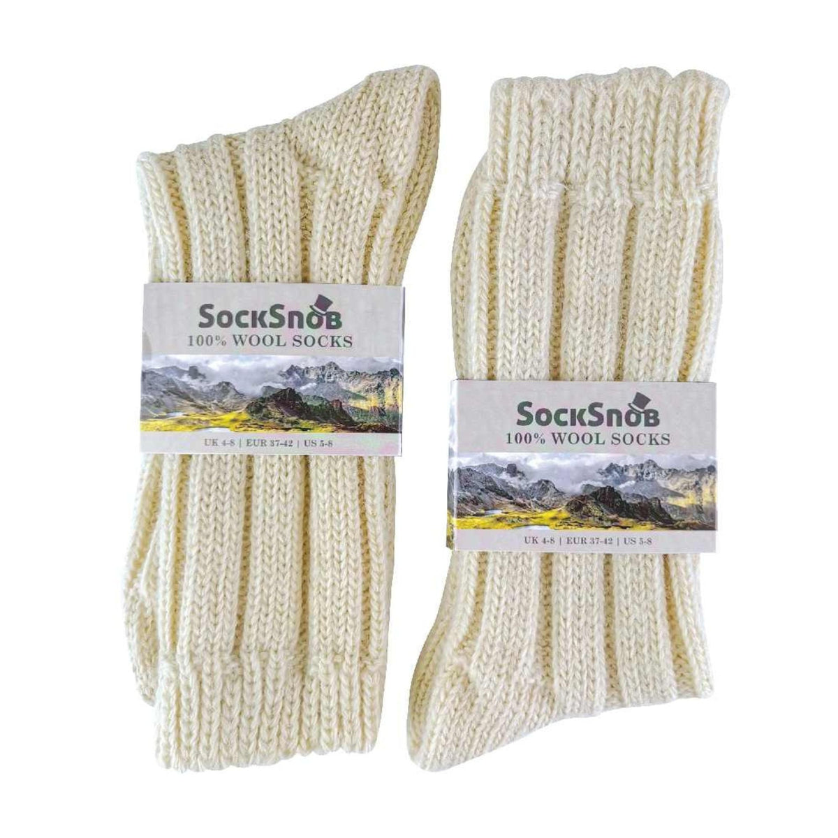 1 Pack Ladies Lightweight Soft Knitted 100% Pure Wool Bed Socks