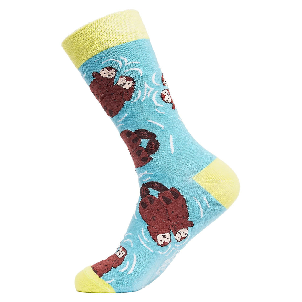 1 Pack Mens & Ladies Animal Design Crew Cotton Socks