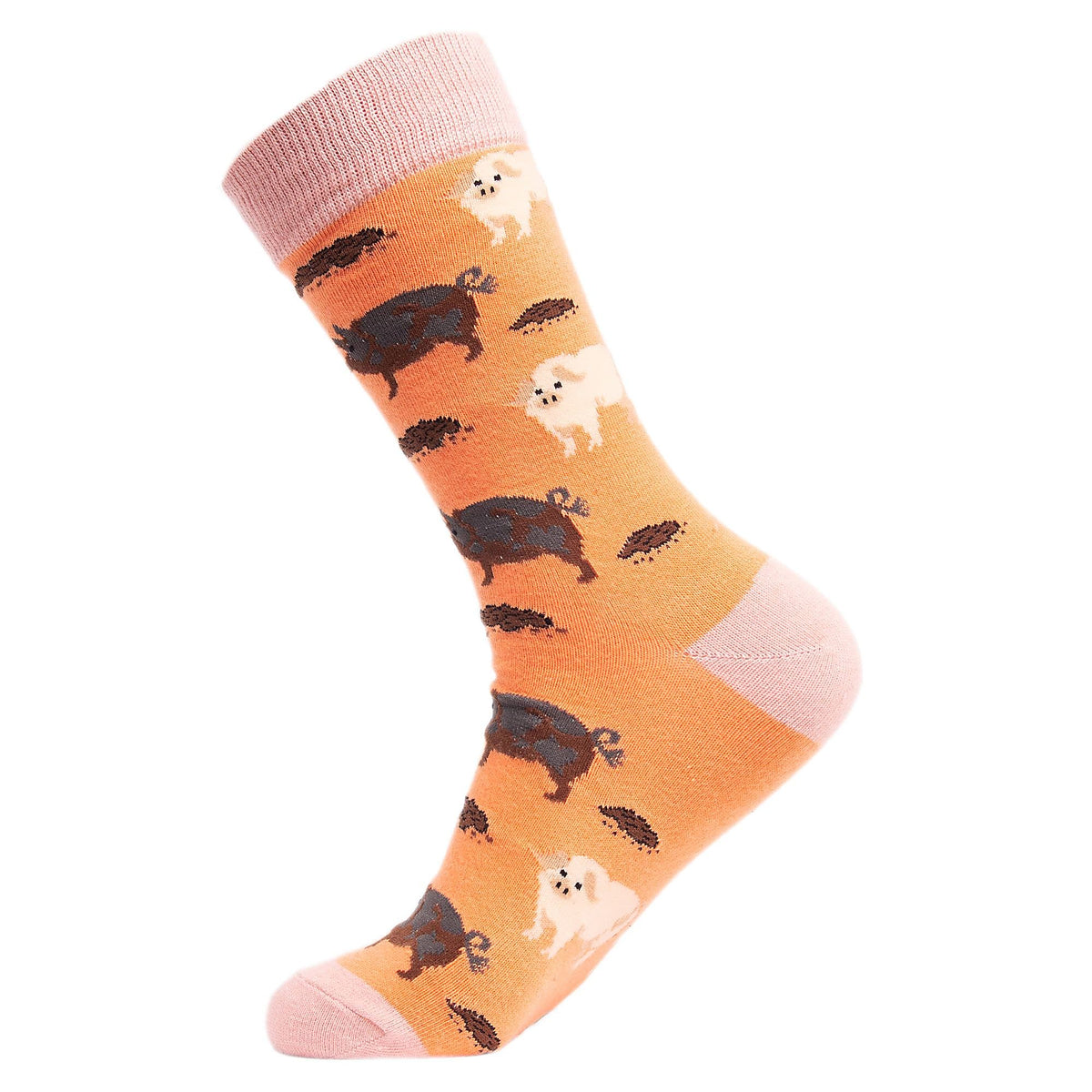1 Pack Mens & Ladies Animal Design Crew Cotton Socks