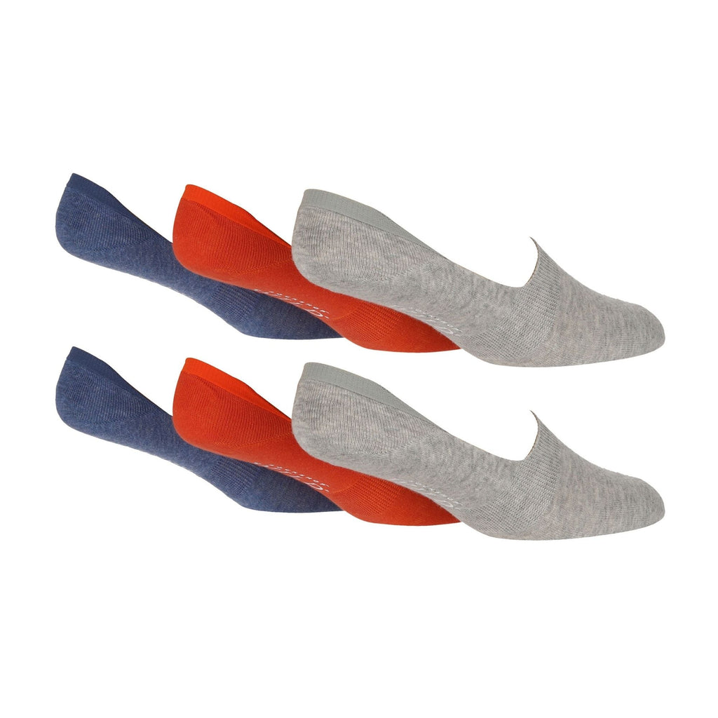 6 Pack Men Cotton No Show Socks: Low Cut Sneaker & Loafer Socks for Comfort