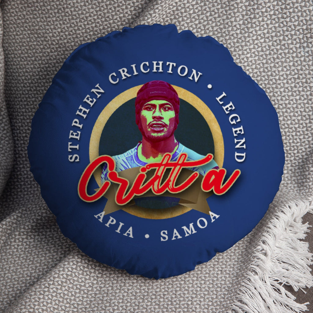 SAMOA Rugby League Crichton  - Legend Collection - Circle Cushion 14"