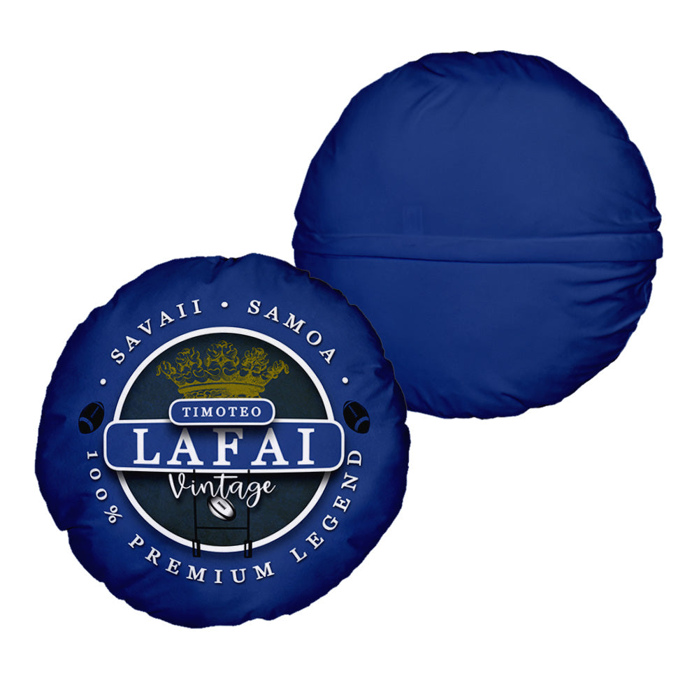 SAMOA Rugby League Lafai  - Legend Collection - Circle Cushion 14"