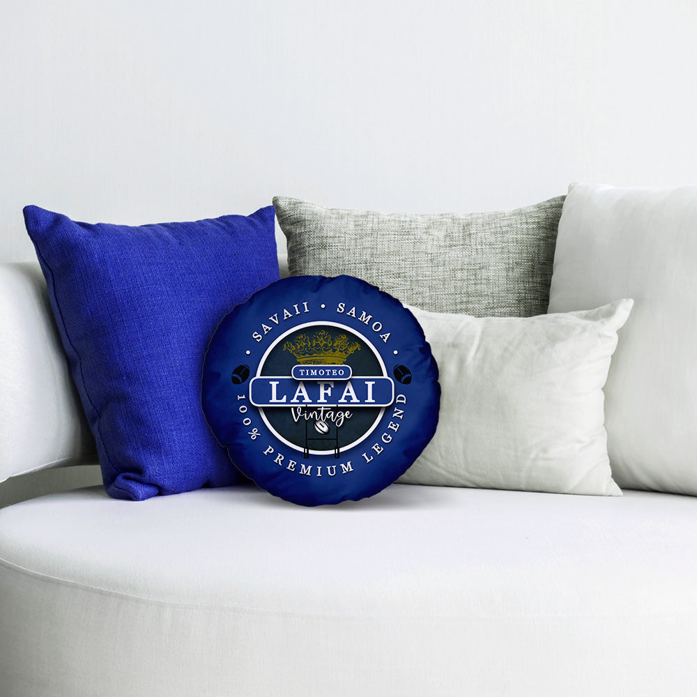 SAMOA Rugby League Lafai  - Legend Collection - Circle Cushion 14"