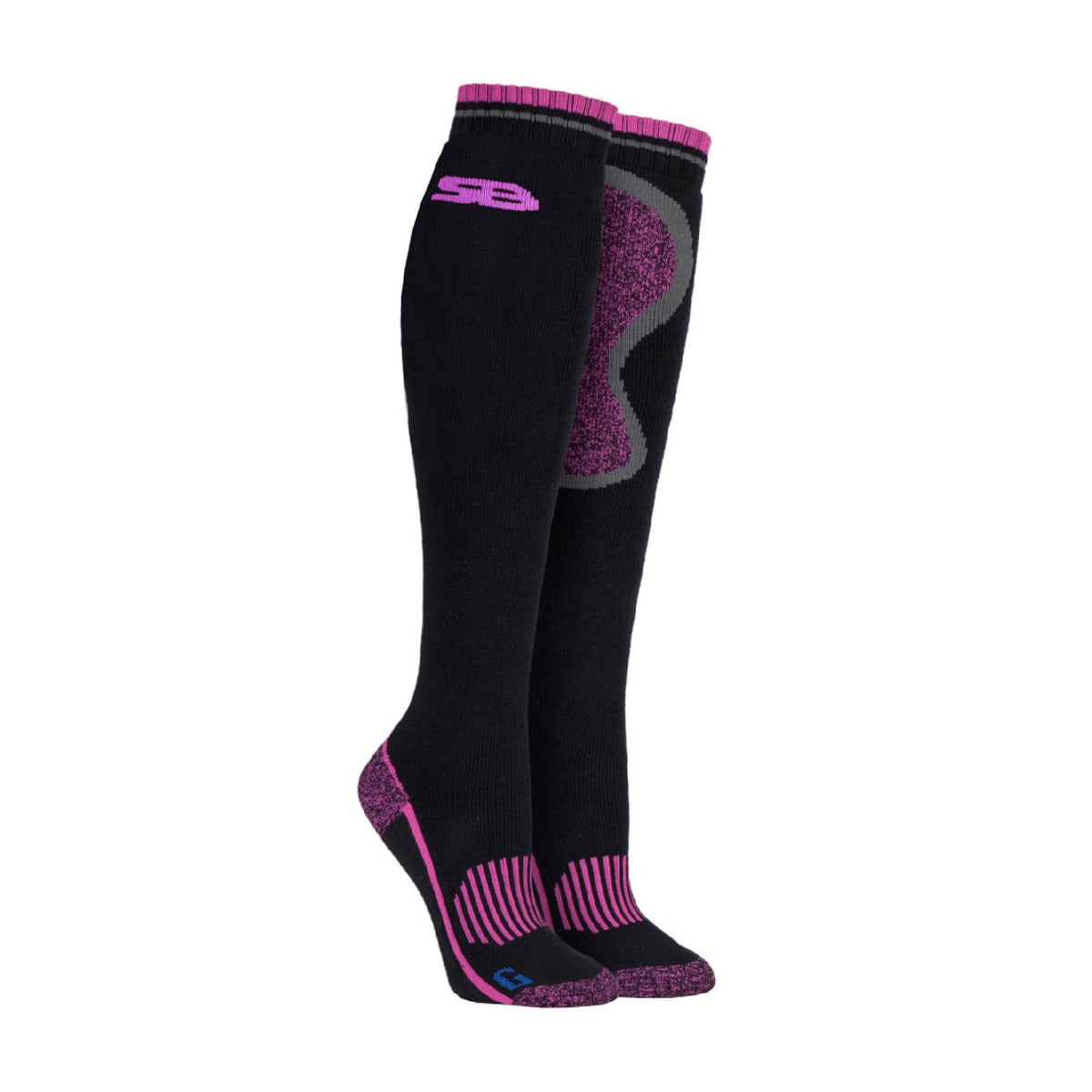 1 Pack Ladies Long Knee High Wool Thermal Equestrian Socks