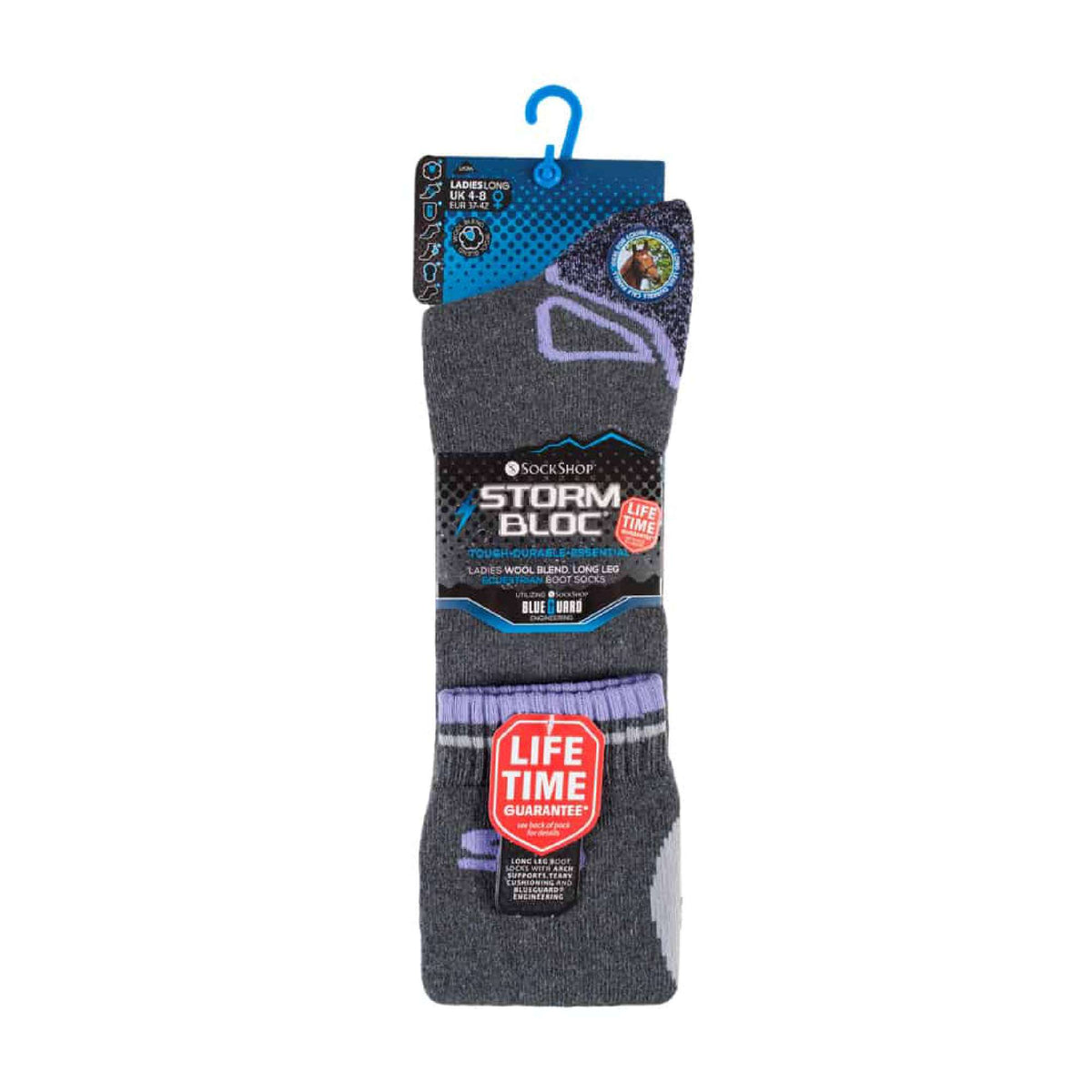 1 Pack Ladies Long Knee High Wool Thermal Equestrian Socks