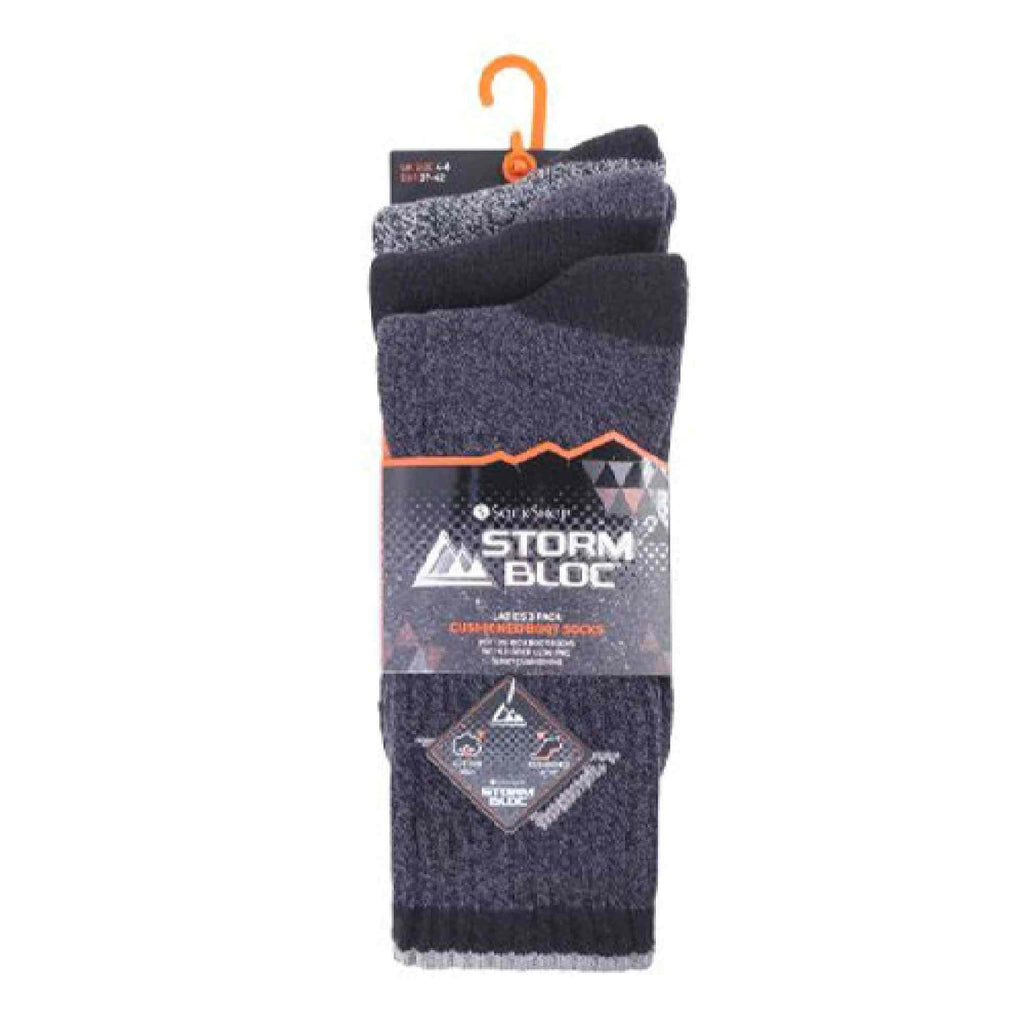 3 Pack Ladies Lightweight Hiking Socks with Arch Support