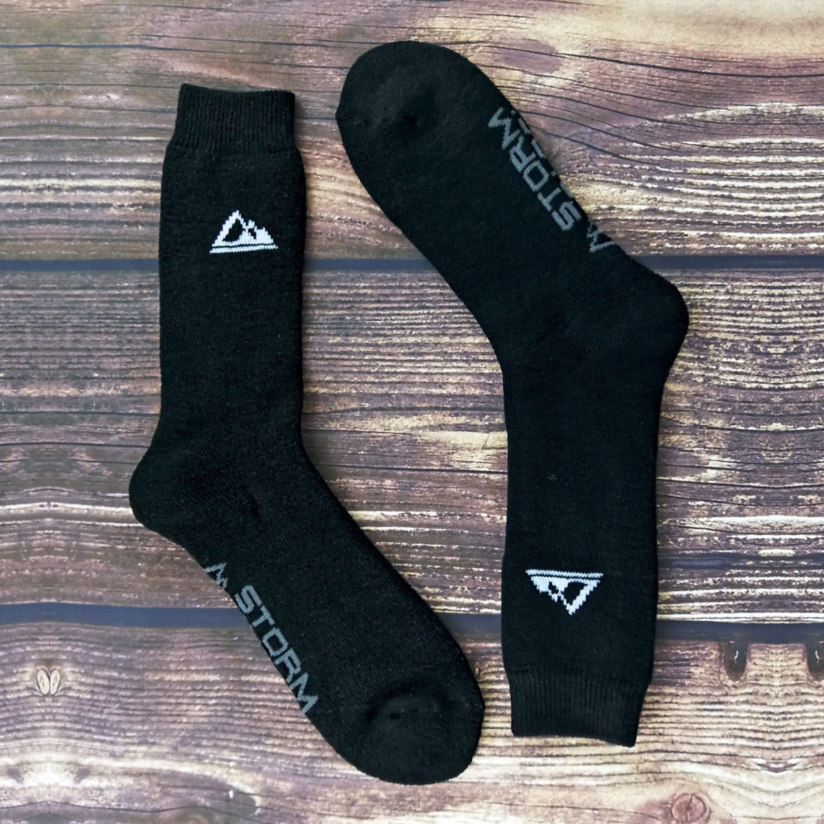 2 Pack Mens Thick Cushioned Patterned Winter Warm Thermal Boot Socks for Hiking