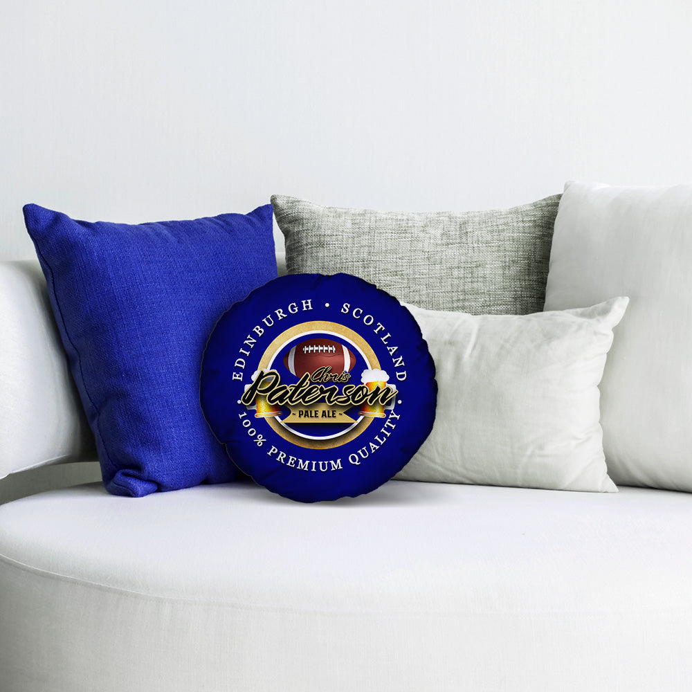 Scotland Rugby Union Paterson  - Legend Collection - Circle Cushion 14"
