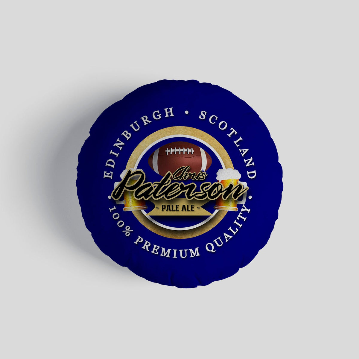 Scotland Rugby Union Paterson  - Legend Collection - Circle Cushion 14"