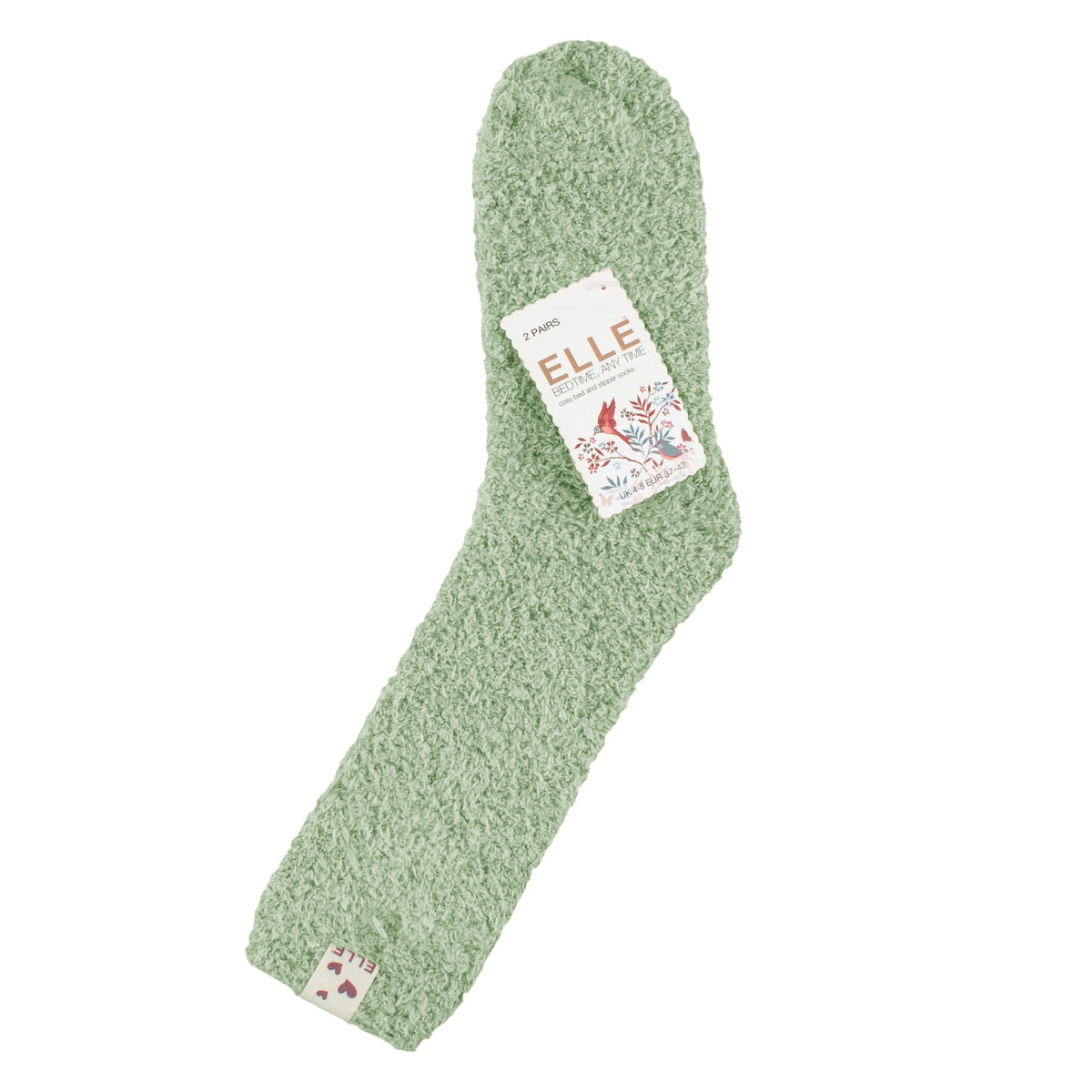 2 Pack Ladies Two Tone Cosy Bed and Home Socks - Warm Soft Relaxing Comfort