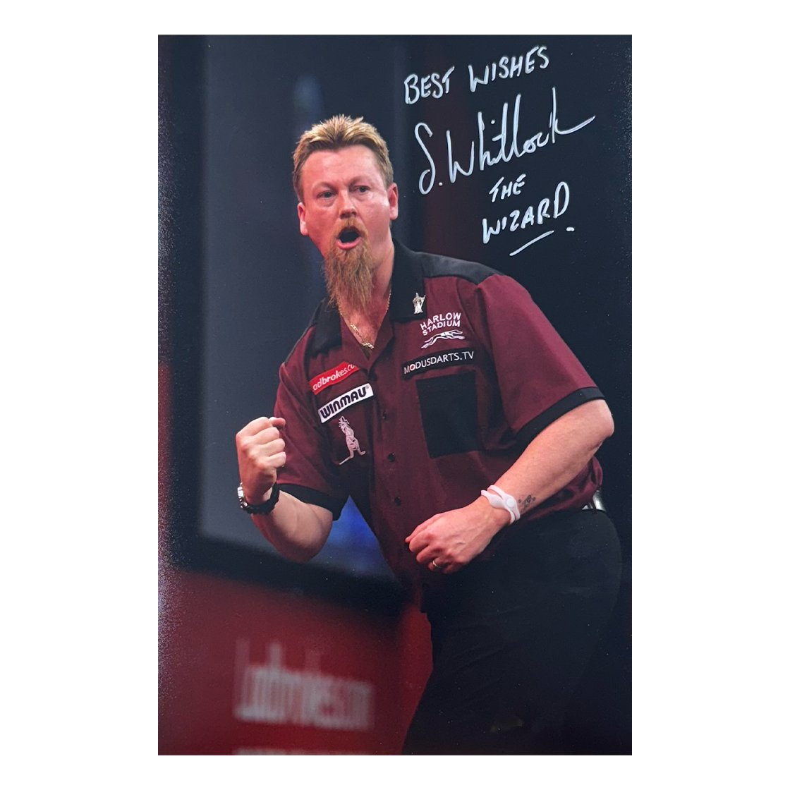 Simon Whitlock Darts 12x8