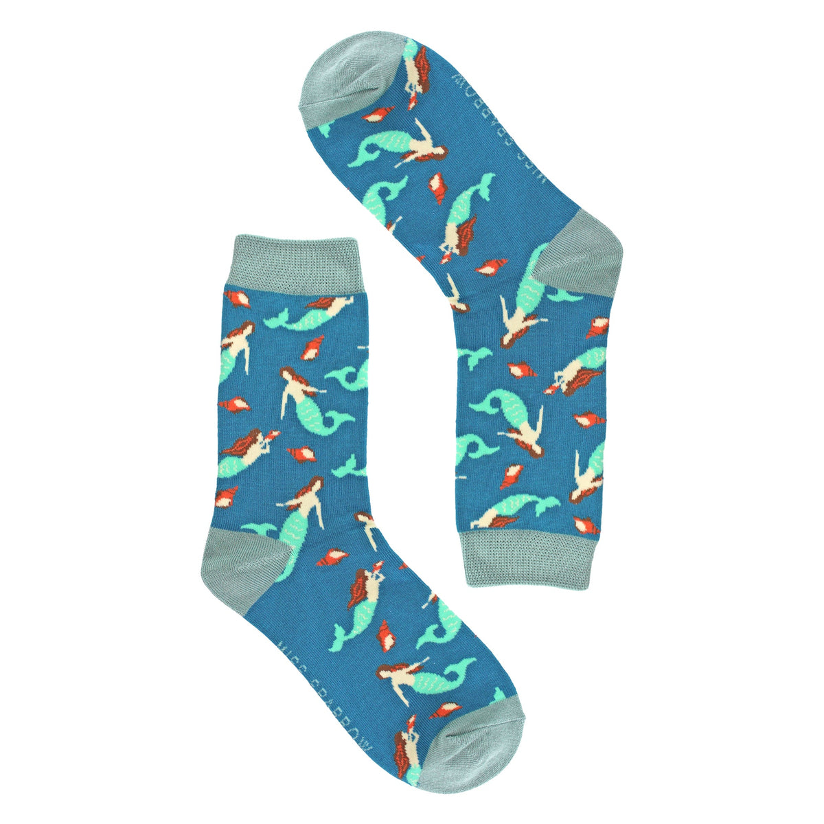 Ladies Mermaids Novelty Patterned Bamboo Socks