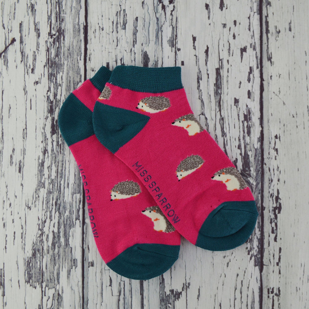1 Pack Ladies Novelty Animal Themed Bamboo Trainer Socks