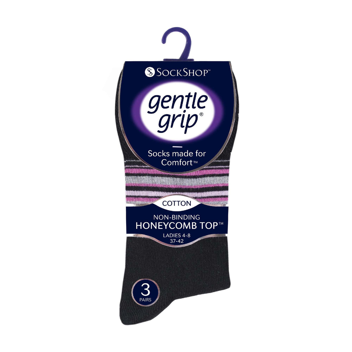 6 Pack Ladies Non Elastic Novelty Design Socks