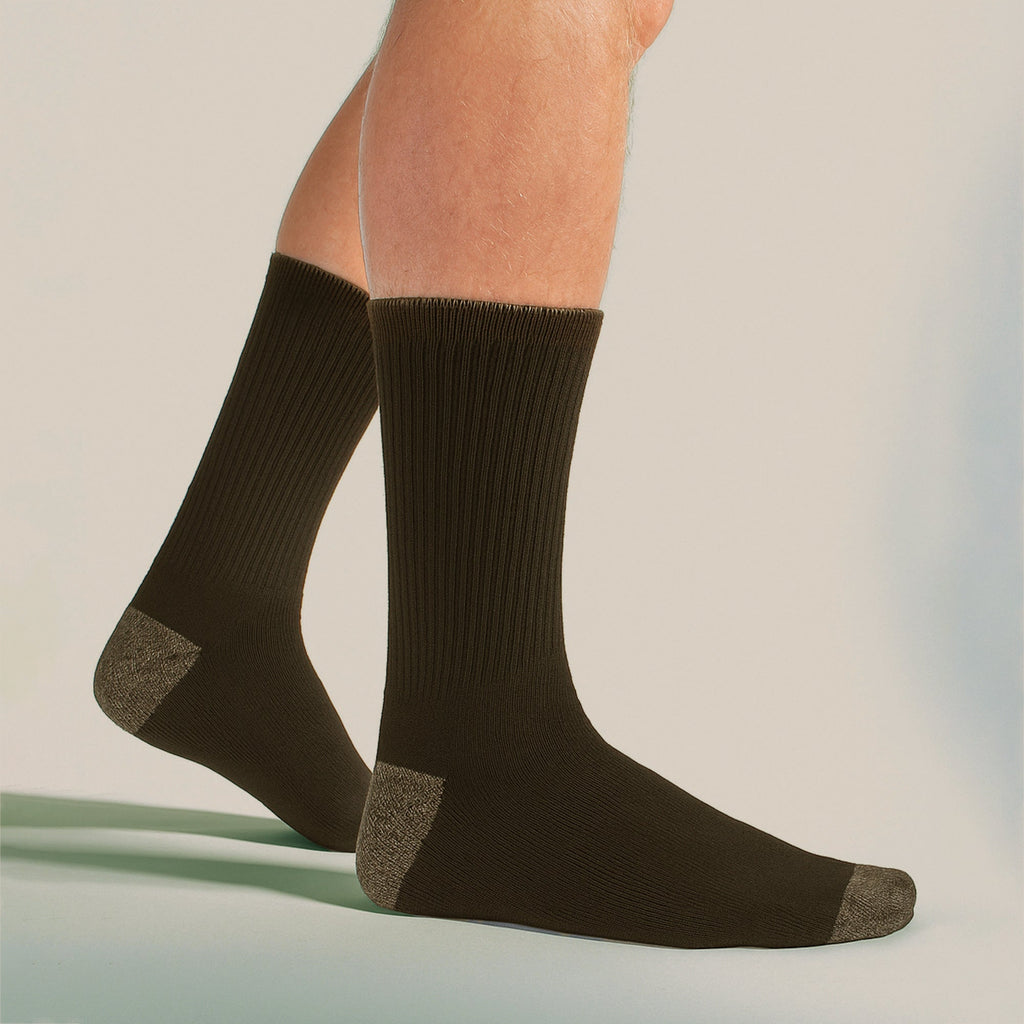 3 Pairs Mens Water Repellent Midweight Outdoor Socks for Hiking & Walking