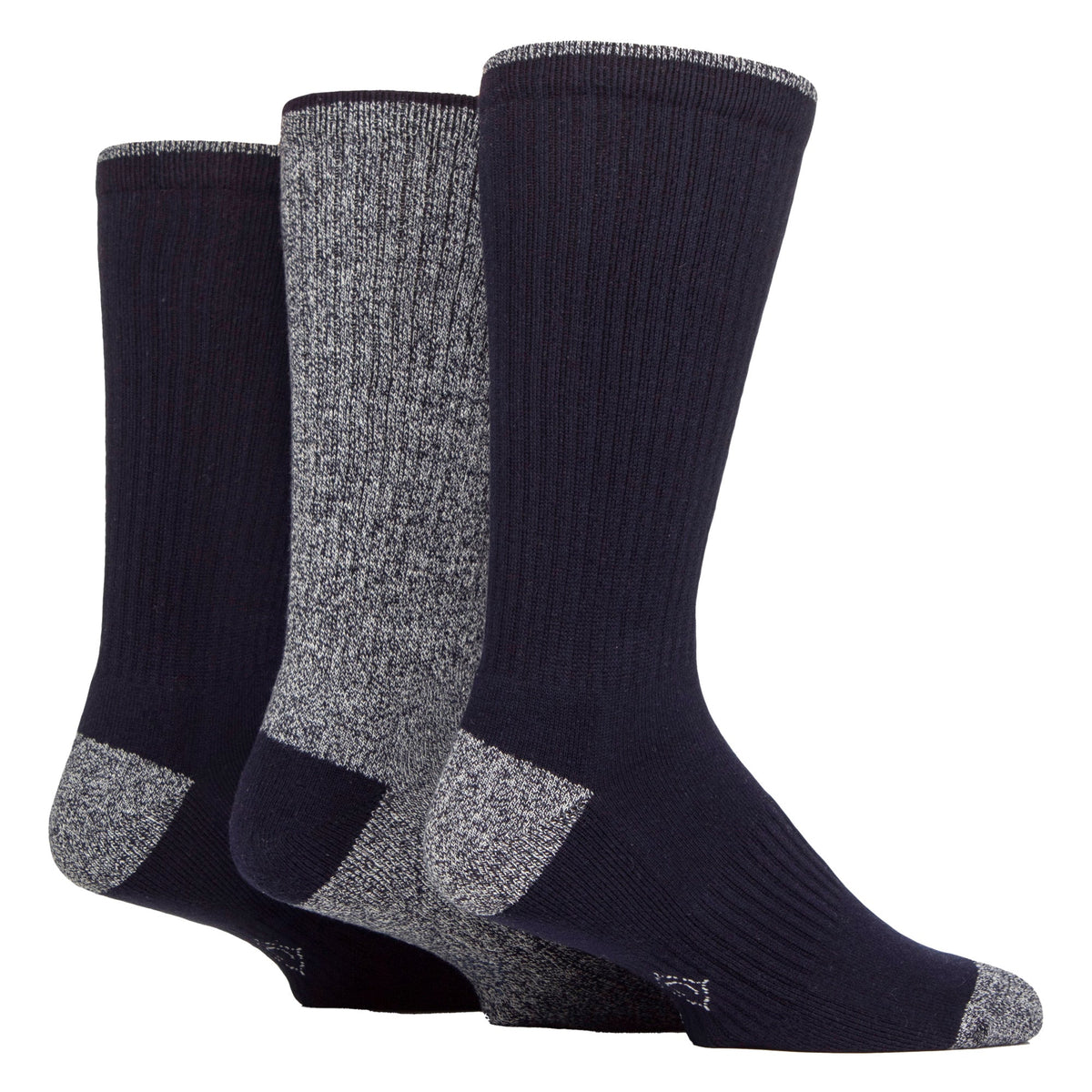 6 Pairs Mens Water Repellent Midweight Outdoor Socks for Hiking & Walking