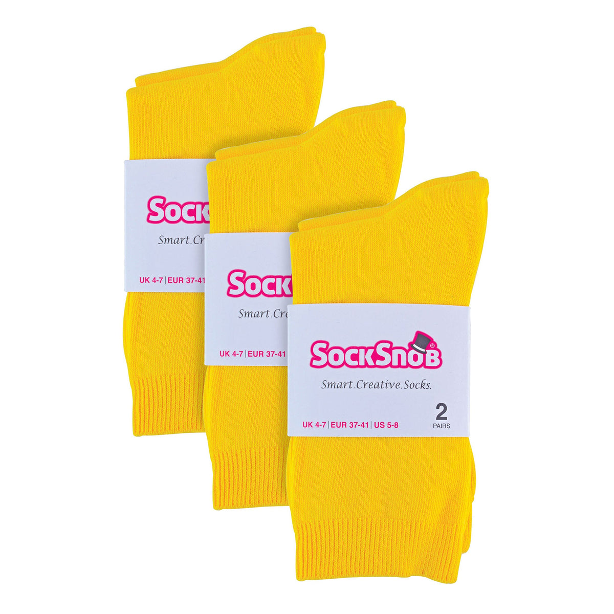 Ladies Plain Coloured Cotton Rich Dress Socks (Multipack Options)