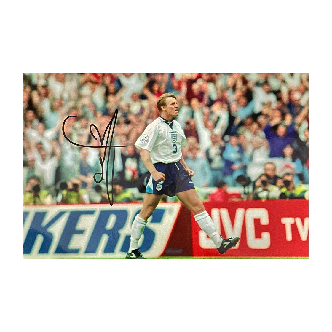 Stuart Pearce Signed England 12x8 Photo 1