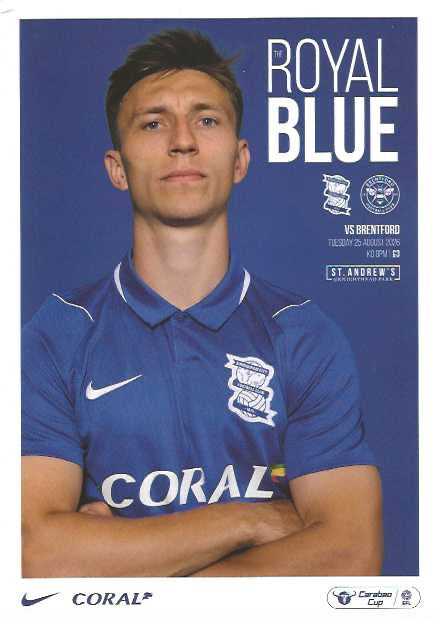 Birmingham City 2026/2027 Official Matchday Programmes