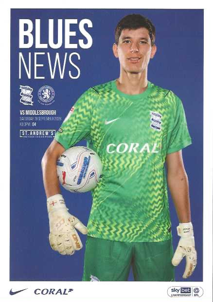 Birmingham City 2026/2027 Official Matchday Programmes