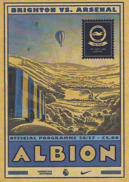 Brighton & Hove Albion 2026/2027 Official Home Matchday Programmes