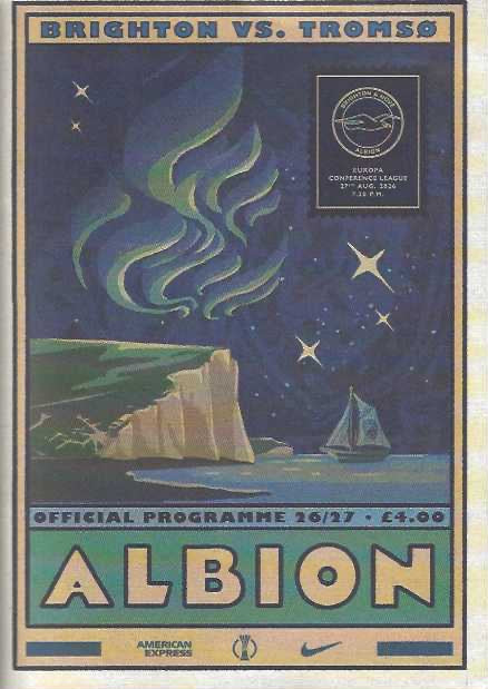 Brighton & Hove Albion 2026/2027 Official Home Matchday Programmes