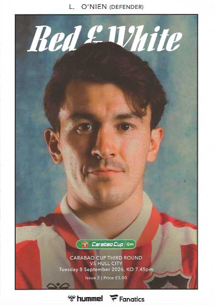 Sunderland 2026/2027 Official Home Matchday Programmes