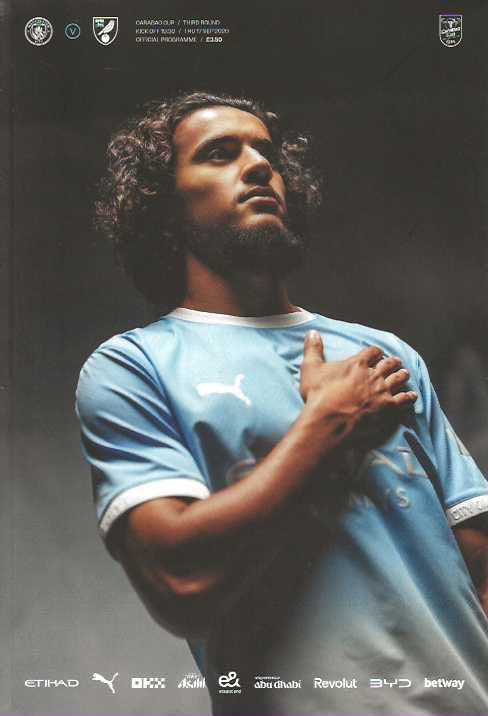 Manchester City 2026/2027 Official Home Matchday Programmes