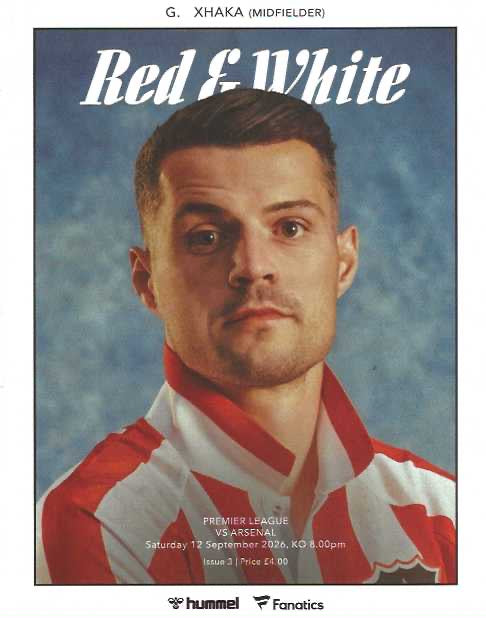 Sunderland 2026/2027 Official Home Matchday Programmes