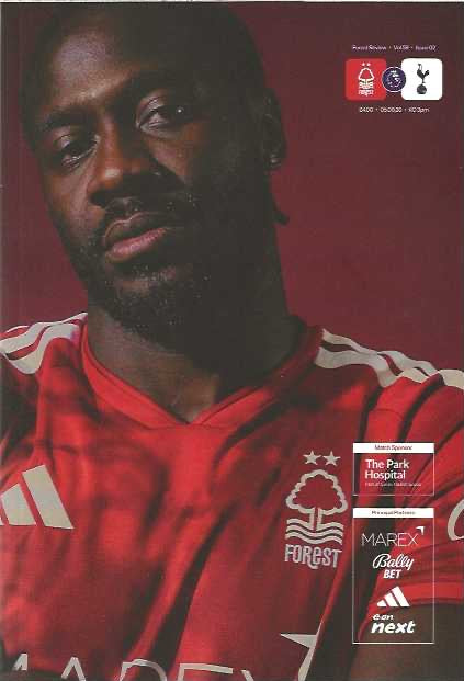 Nottingham Forest 2026/2027 Official Home Matchday Programmes