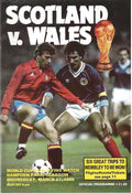 Scotland v Wales World Cup Qualifying 27th March 1985 Official Matchday Programme