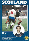 Scotland v Uruguay 21st September 1983 Official Matchday Programme