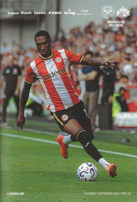Brentford 2026/2027 Official Home Matchday Programmes