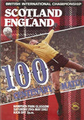SCOTLAND v ENGLAND BRITISH INTERNATIONAL CHAMPIONSHIP 29th May 1982 Official Matchday Programme