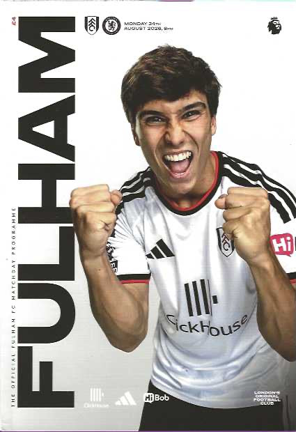 Fulham 2026/2027 Official Home Matchday Programmes