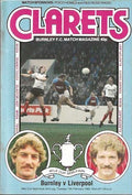 1983 League Cup Semi Final 2nd Leg Burnley v Liverpool 15th February 83 Official Matchday Programme