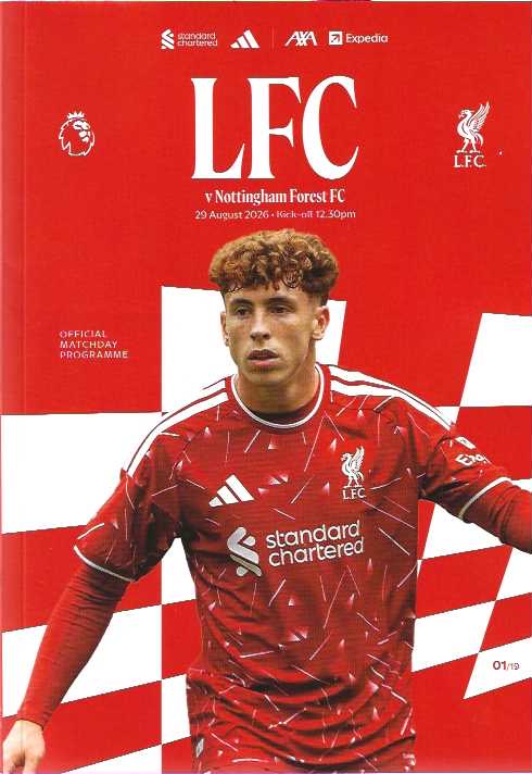 Liverpool 2026/2027 Official Home Matchday Programmes