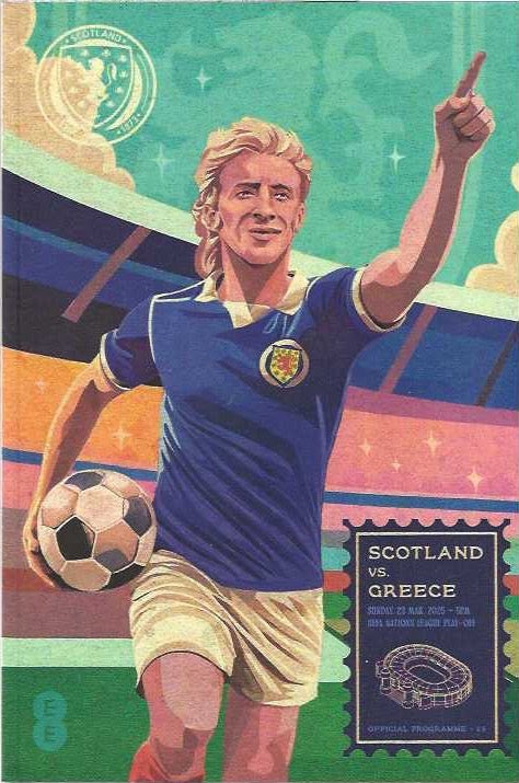 Scotland v Greece Official Matchday Programme 2024/25 - 23rd March 2025