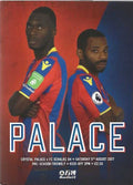Crystal Palace v Schalke Pre-Season Friendly Matchday Programme 2017/18 5th August 2017