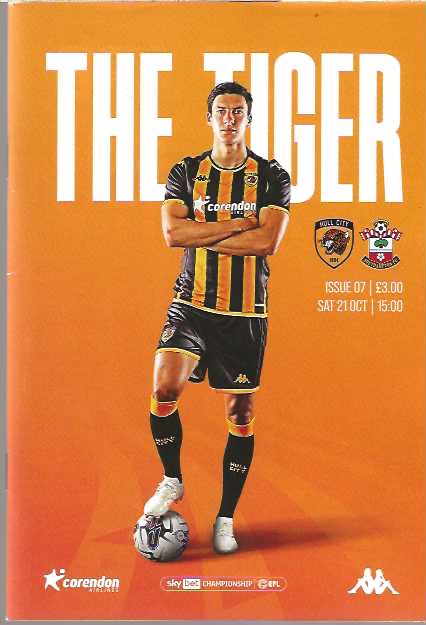 Hull City v Southampton Official Matchday Programme 23/24 - 21st October 2023