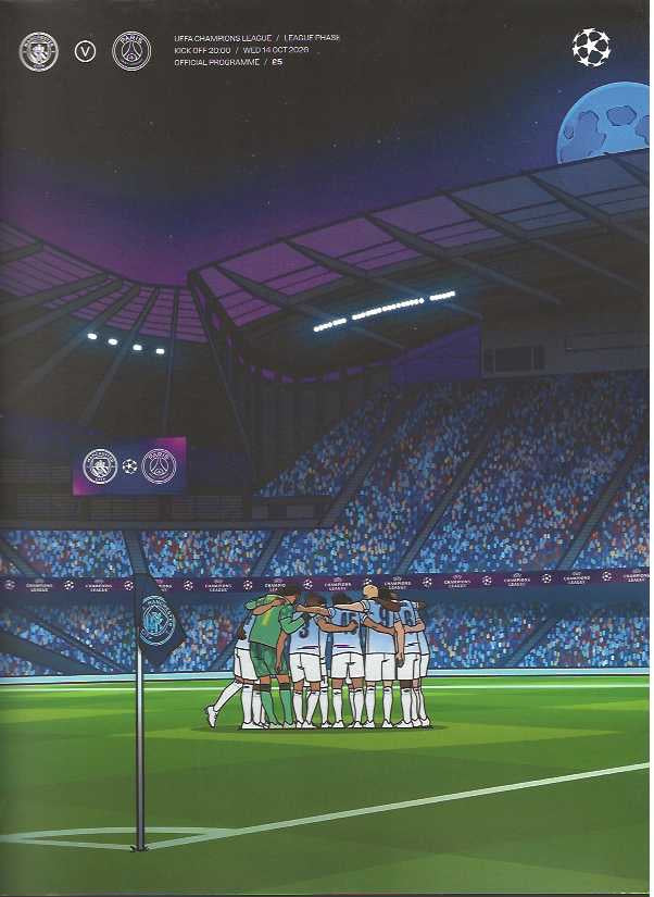 Manchester City 2026/2027 Official Home Matchday Programmes