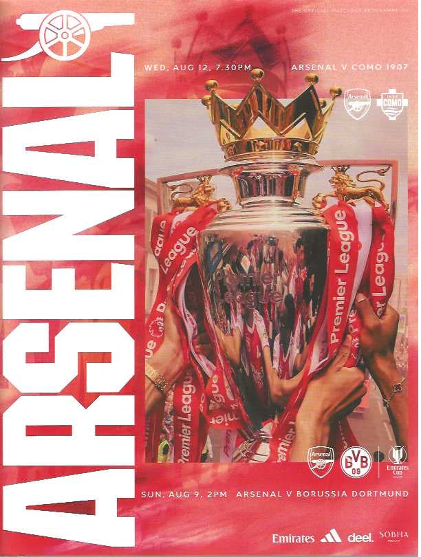 Arsenal 2026/2027 Official Home Matchday Programmes