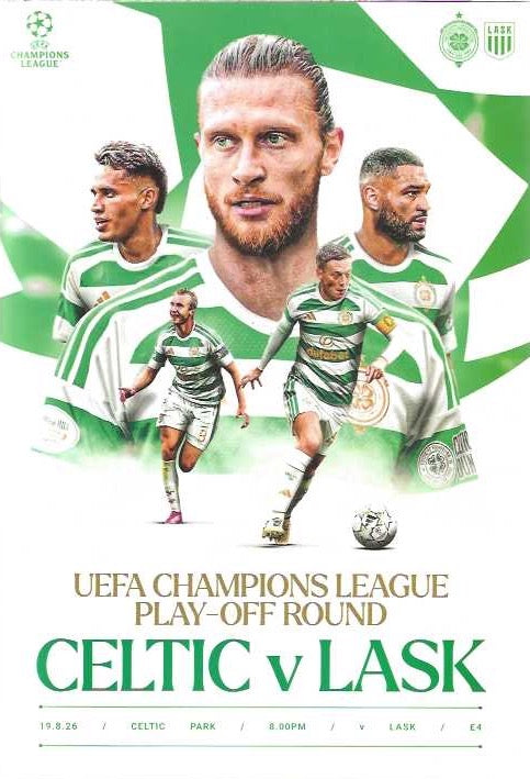 Celtic 2026/2027 Official Home Matchday Programmes