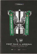 Port Vale v Arsenal 24th September 2025 Carabao Cup Official Matchday Programme