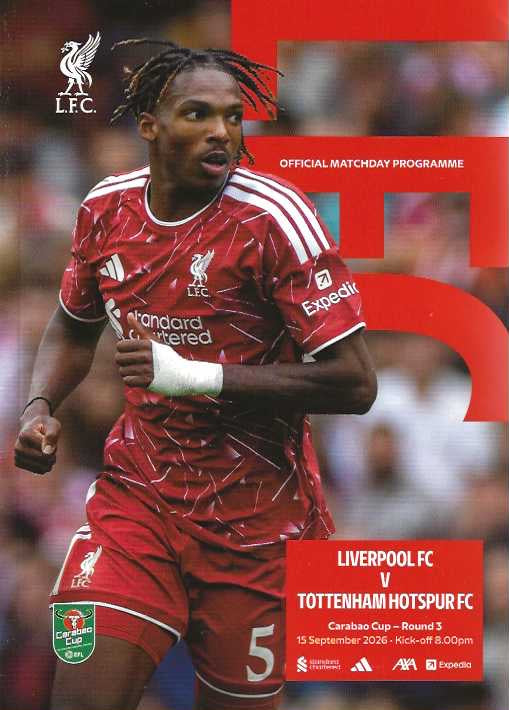 Liverpool 2026/2027 Official Home Matchday Programmes