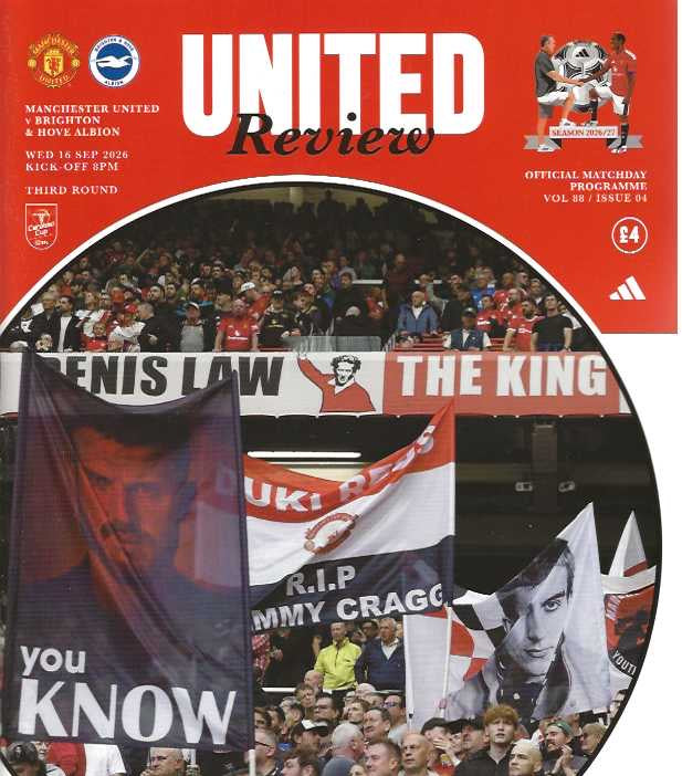 Manchester United 2026/2027 Official Home Matchday Programmes