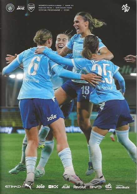 Manchester City Women's 2026/2027 Official Home Matchday Programmes