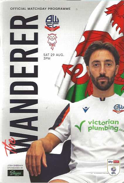 Bolton Wanderers 2026/2027 Official Home Matchday Programmes